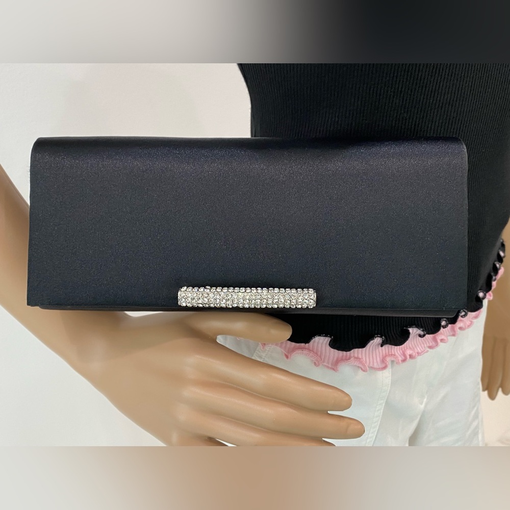 NWOT Evening Bag with Crystals, Clutch/Shoulder/Crossbody